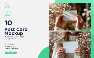 Post Card Mockup 10_Set V-6