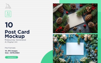 Post Card Mockup 10_Set V-9