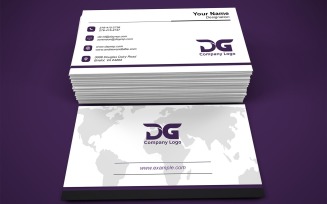 Professional Editable Visiting Card Template | Business Card | 272