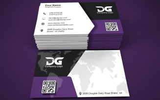 Professional Editable Visiting Card Template | Business Card | 273