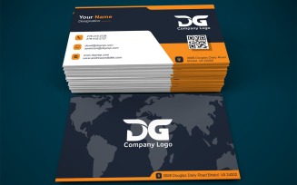 Professional Editable Visiting Card Template | Business Card | 278