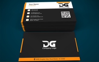 Professional Editable Visiting Card Template | Business Card | 282