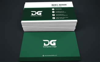 Professional Editable Visiting Card Template | Business Card | 288