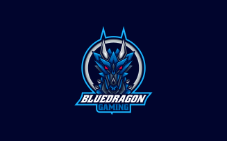 Blue Dragon E- Sport and Sport Logo