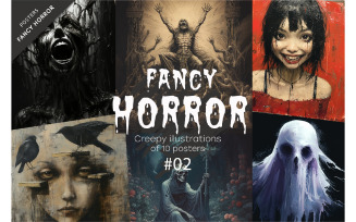 Fancy horror posters 02. Halloween