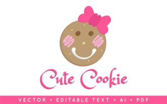 Loginea – Multipurpose Fun Cookie Face Logo Template