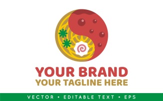 Loginea – Yin Yang Food and Drink Logo Template