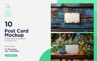 Post Card Mockup 10_Set V-16