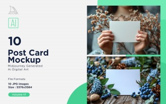 Post Card Mockup 10_Set V-17