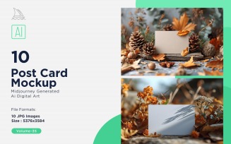 Post Card Mockup 10_Set V-35