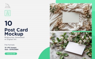 Post Card Mockup 10_Set V-39