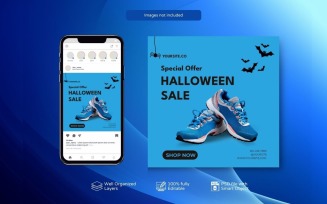 PSD Halloween Sale Poster Designs