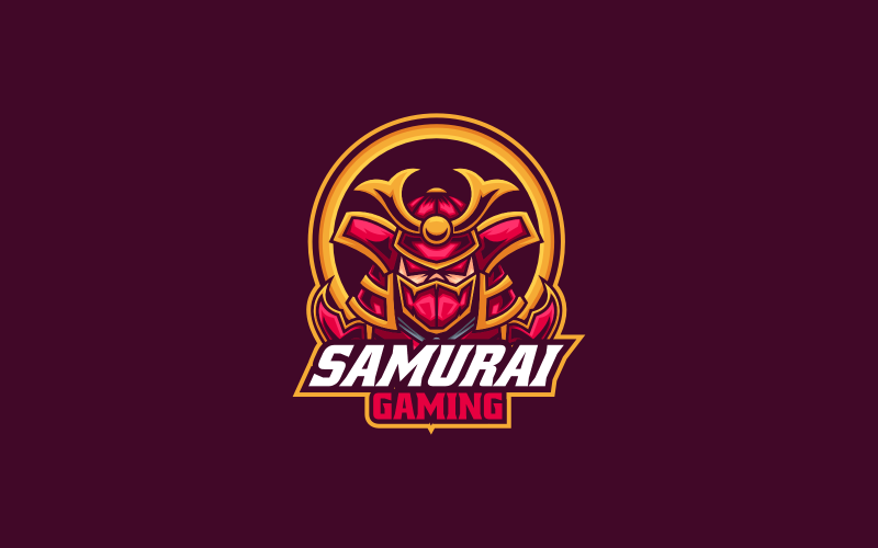 Samurai E- Sport and Sport Logo 1 Logo Template