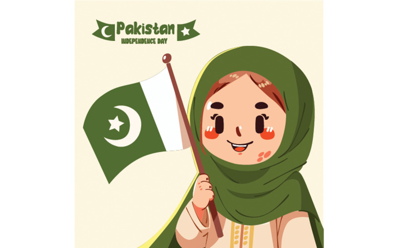 Background for Pakistan Independence Day Celebration Illustration