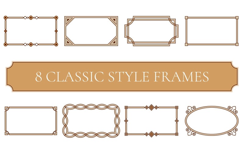 Framinzo - Classic Style Frames Vector Graphic