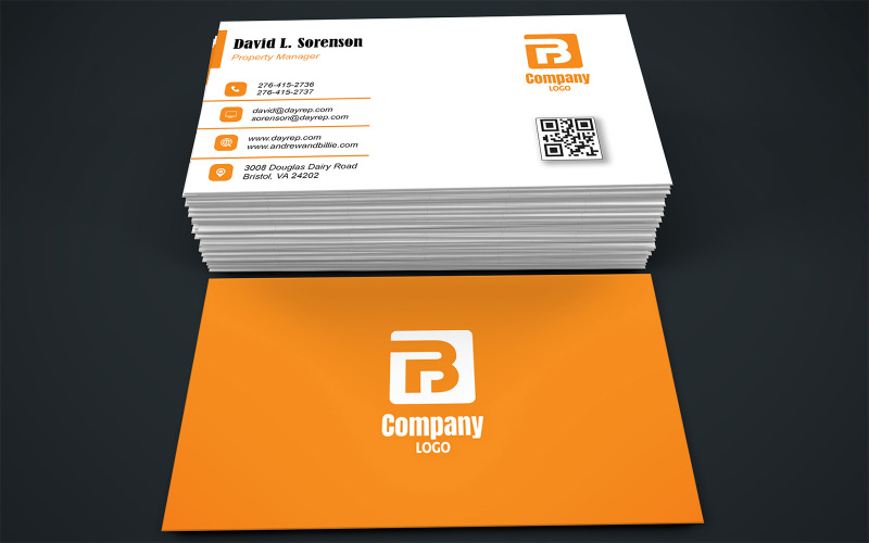 Professional Editable Visiting Card Template | Business Card | 291 Corporate Identity