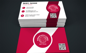 Professional Editable Visiting Card Template | Business Card | 294