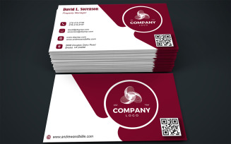 Professional Editable Visiting Card Template | Business Card | 296