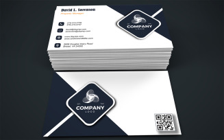 Professional Editable Visiting Card Template | Business Card | 298