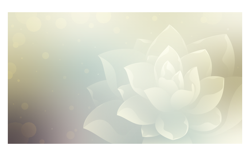 Background 14400x8100px In Yellow Color Scheme With Lotus