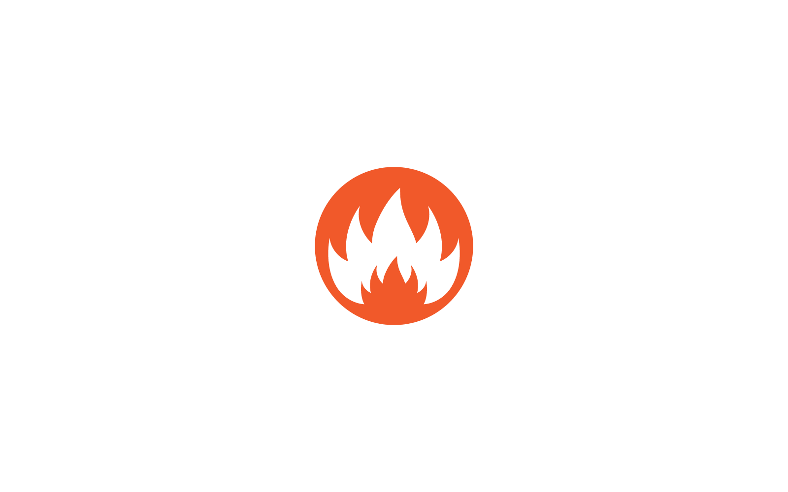 Fire flame illusration Template vector Logo Template