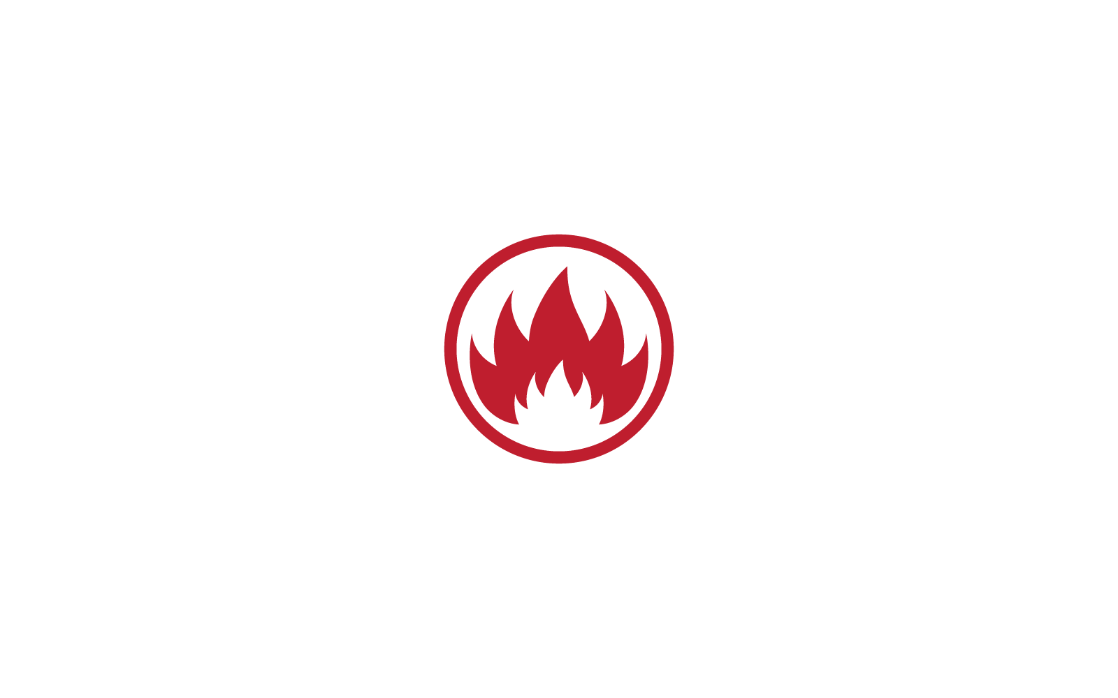 Fire flame illustration Logo icon vector