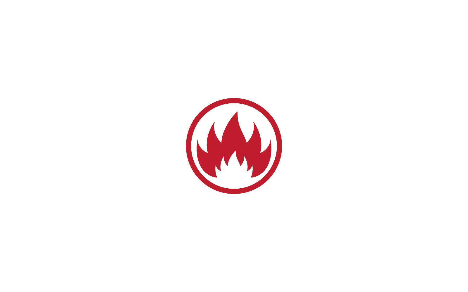 Fire flame illustration Logo icon vector Logo Template