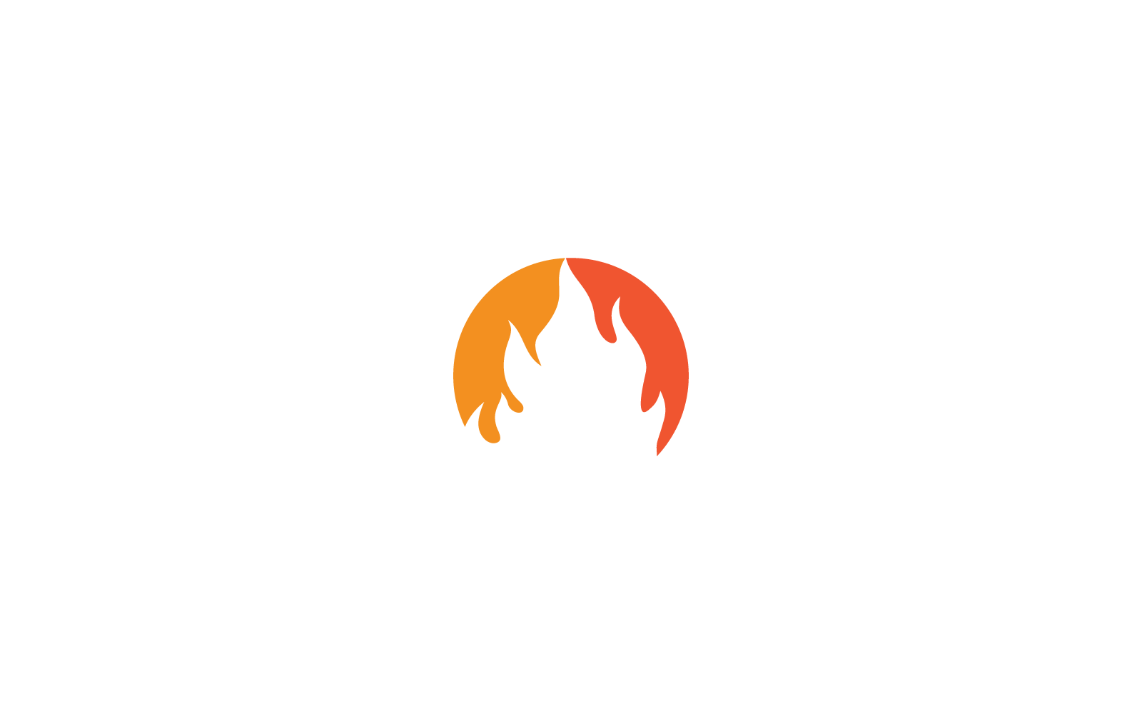 Fire flame illustration Logo Template vector