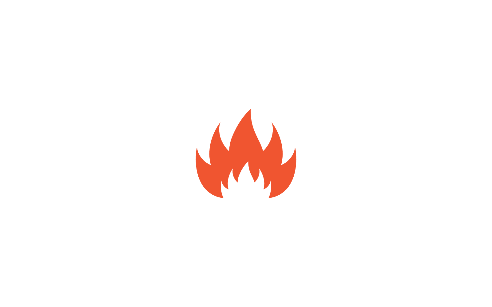 Fire flame illustration Logo vector