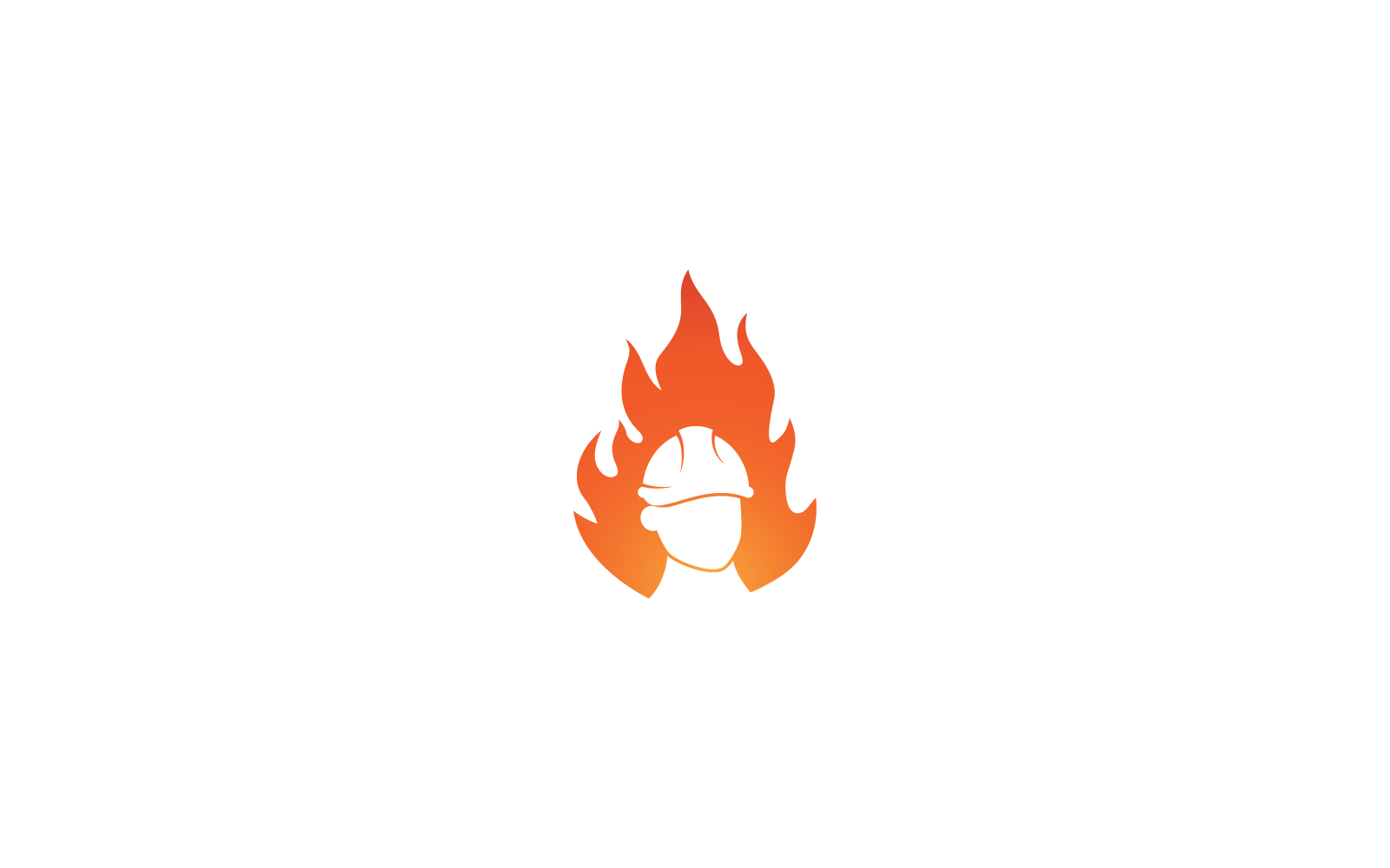 Flache Designvorlage für Arbeiterlogo-Illustration