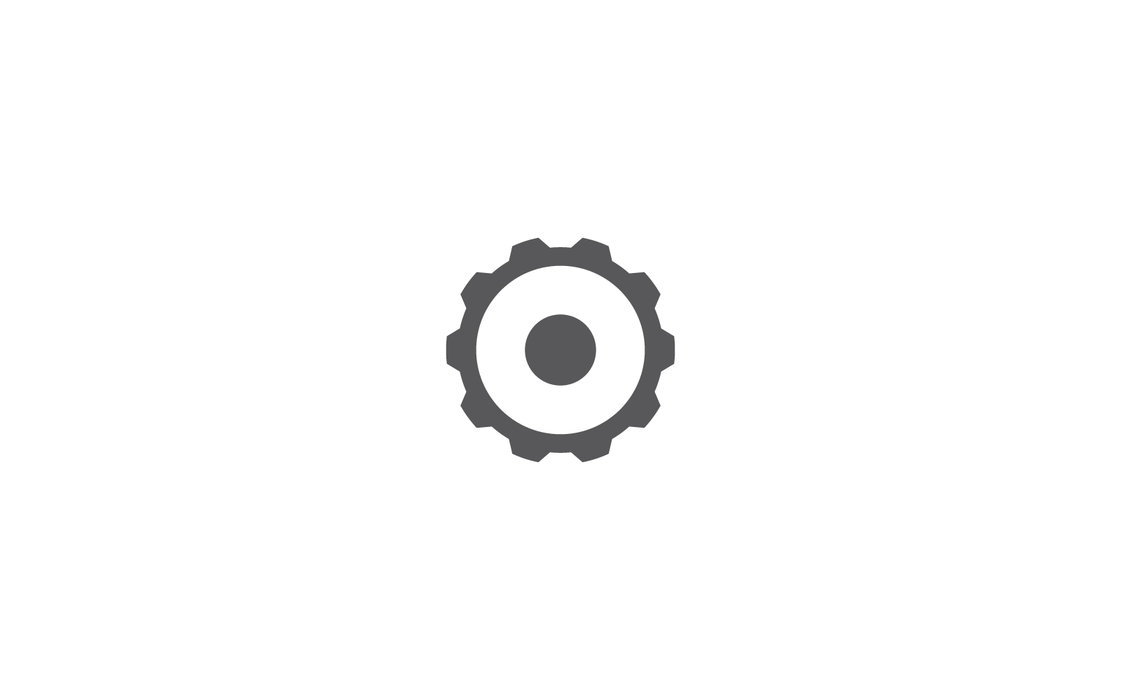 Gear logo icon vector flat design template Logo Template