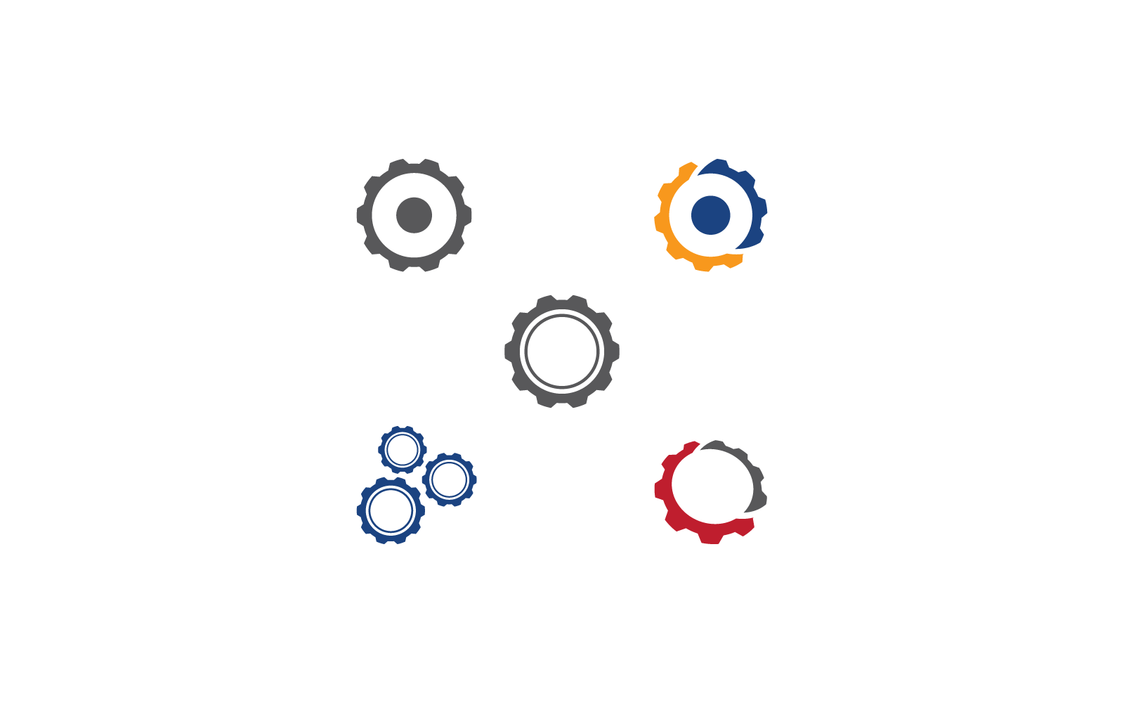 Gear Logo vector template icon illustration design Logo Template