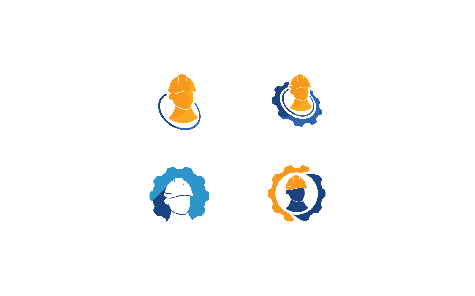 Werknemer vector illustratie platte ontwerpsjabloon