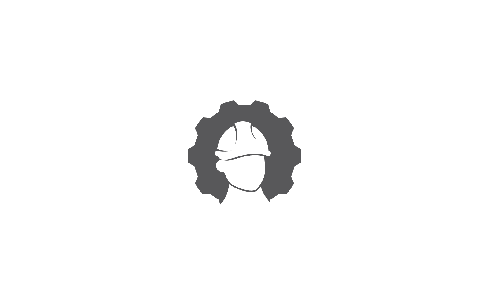 Worker logo vector icon illustration design template