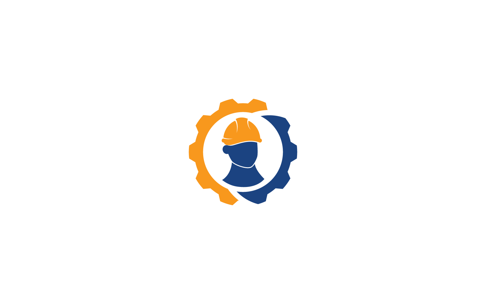 Worker logo vector illustration design template