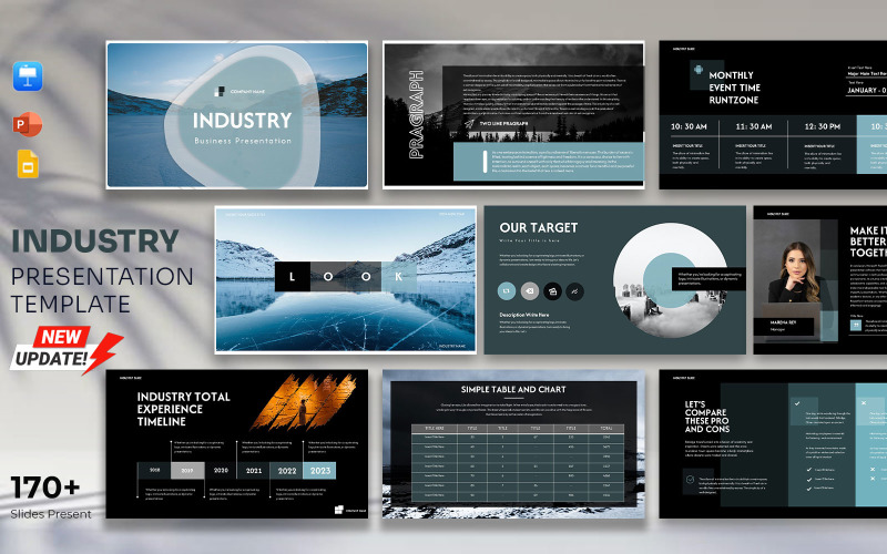 Industry Business Bundle Presentation Template PowerPoint Template