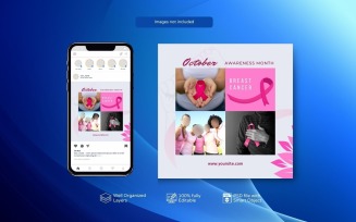 Social Media Templates for Breast Cancer Awareness Month