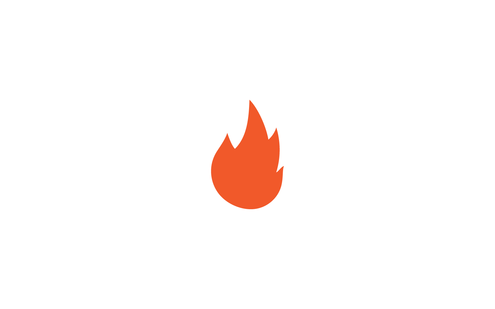 Fire flame Logo icon illustration Template vector