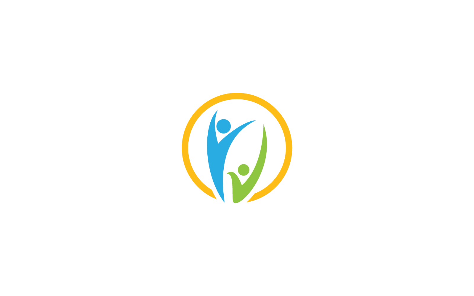 Ilustracja wektorowa projektowania logo społeczności, sieci i społeczności