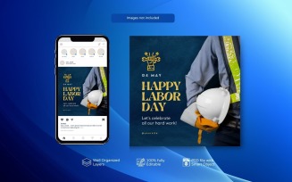 Labour Day Social Media Templates for Engaging Posts