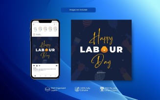 PSD Celebrate Labour Day with These Social Media Templates