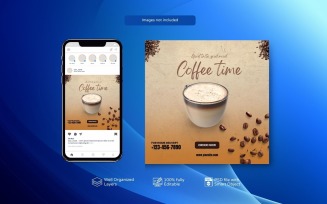 PSD International Coffee Day Or Shop Promo Social Media