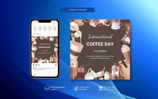 PSD Templates for Coffee Shop Promotions