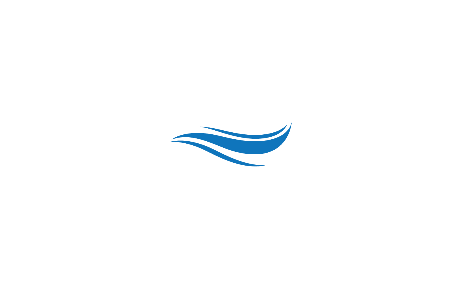 Water wave Logo vector Template design icon