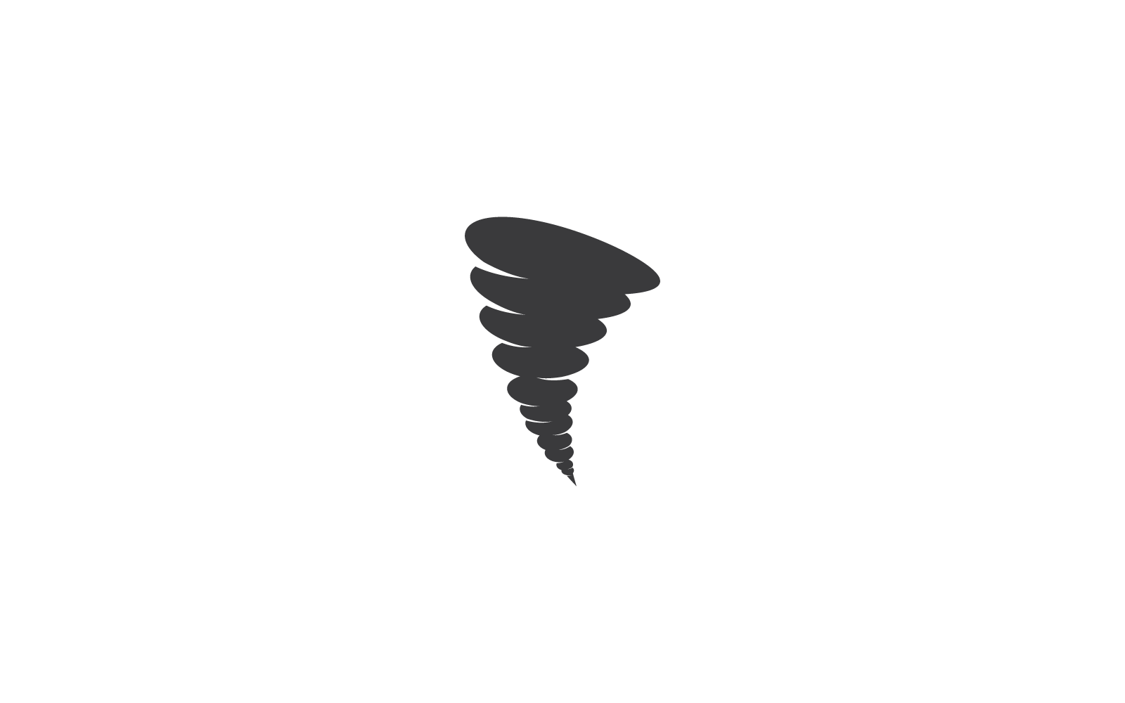 Wind tornado logo illustration flat design vector