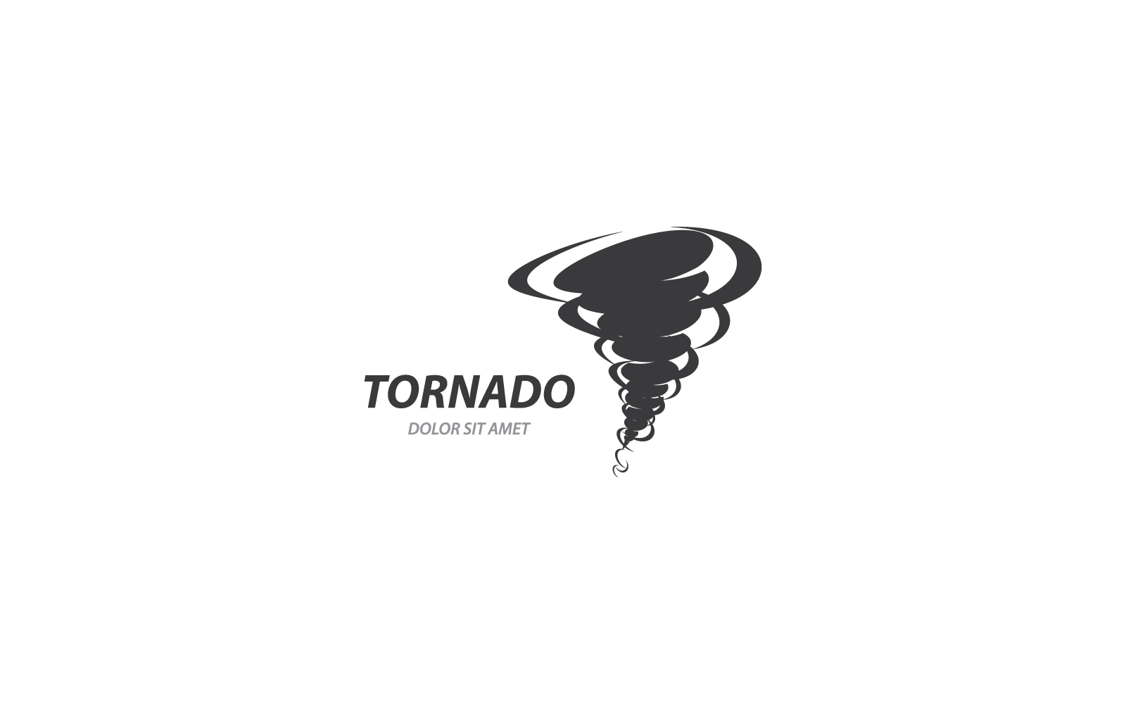 Wind tornado logo vector illustration template