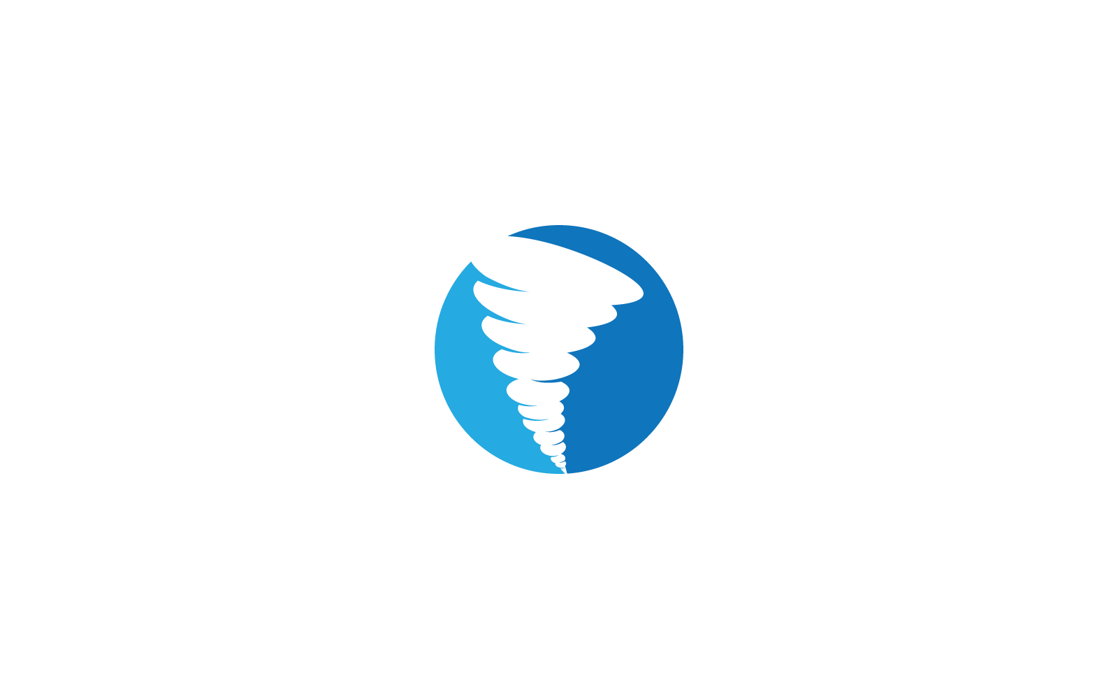 Wind tornado vector logo illustration design