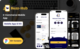 Buzz Hub E-Commerce App Figma Template