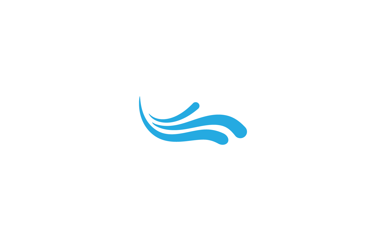 Water splash icon illustration vector design