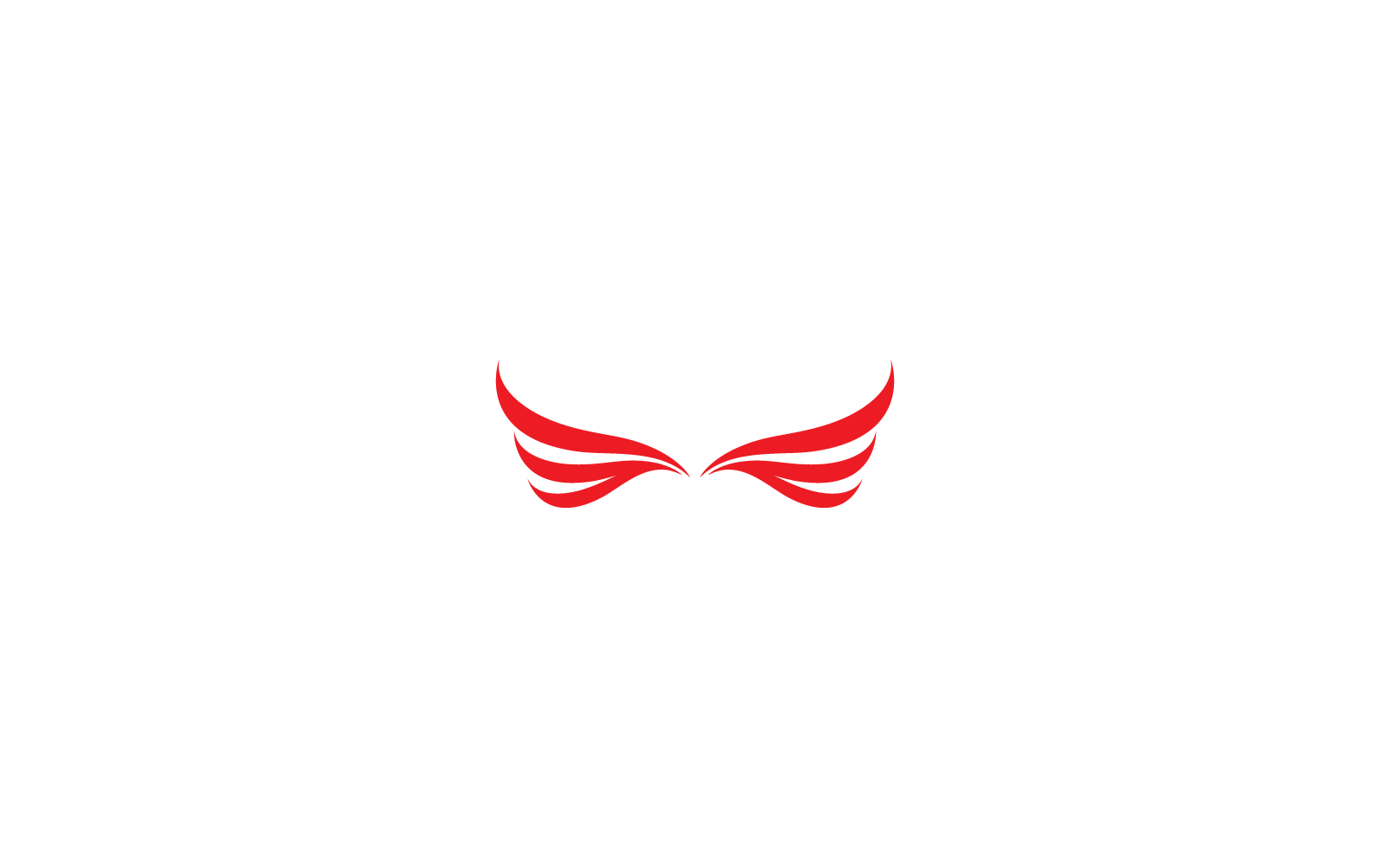 Wing and symbol vector ilustration logo